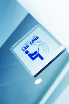 Wireless LAN zone for internet connection