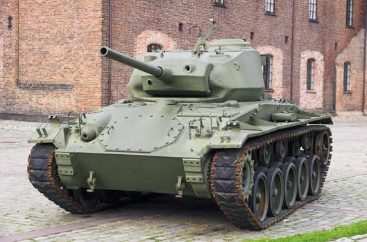 BAttletank in front of museum