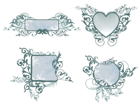 floral banner collection