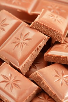 Sweet delicious milk chocolate