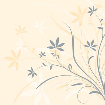 Abstract floral design