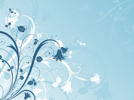 Abstract floral design