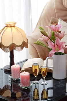 Detail of living room - home interior