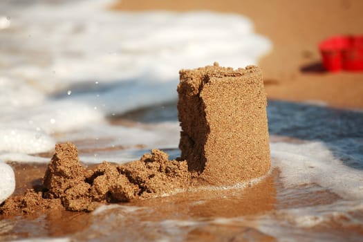 Sandcastle - concept of making save building