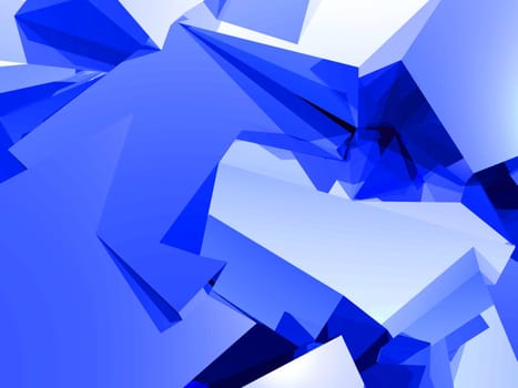 An image of a background made from cubes shapes stuck together.