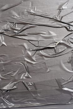A background image of metallic duct tape.  Element image for do-it-yourself applications.