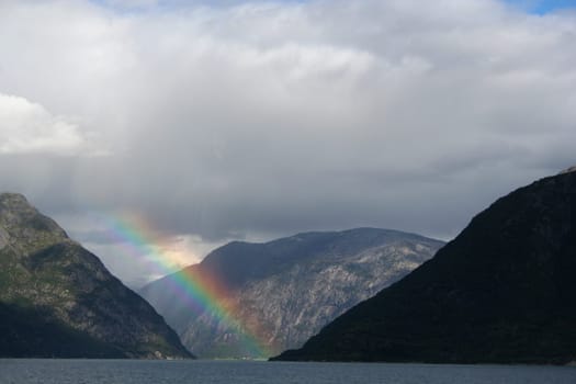 Norwegian Fjord on the west coast of Norway.