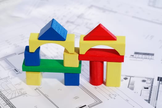 Concept of planning new family house
