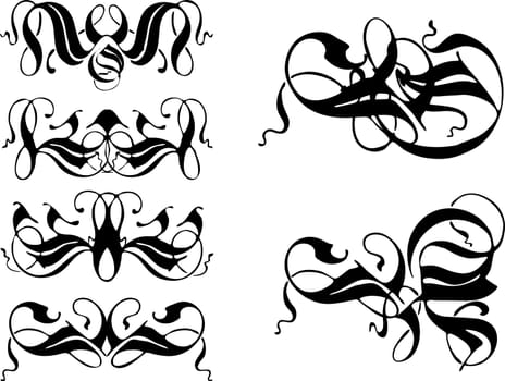 ornamental design element set
