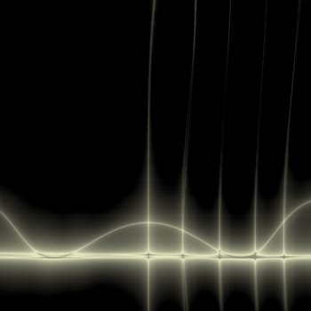 Fantasy computer generated abstract light glow