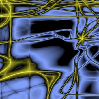 Fantasy computer generated abstract light glow