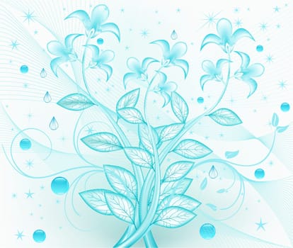 Abstract artistic  background - vector