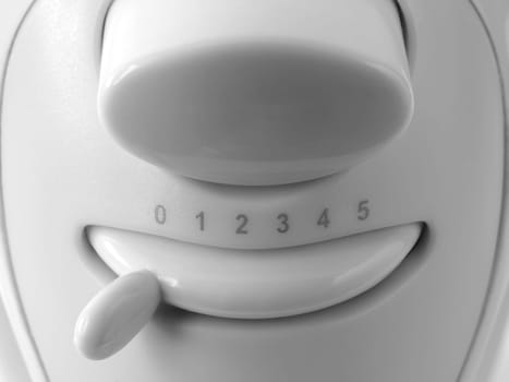 electric mixer fragment with speed control handle