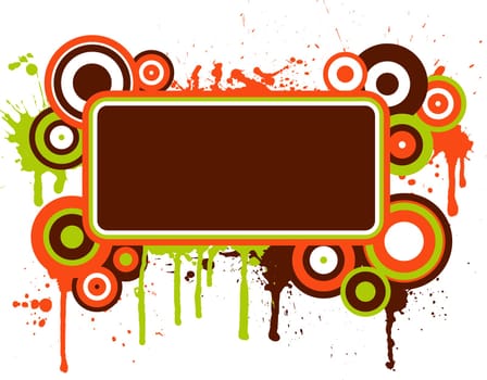 Retro grunge background