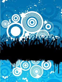 Grunge party background