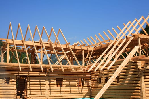 New house under construction