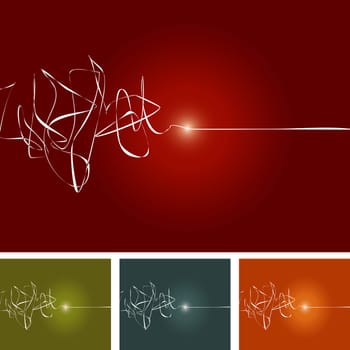 Abstract Background. Concept: Chaos tamed, confusion resolved  Multiple colors
