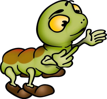 Centipede 01 - High detailed and coloured illustration