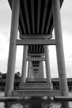underside of bridge