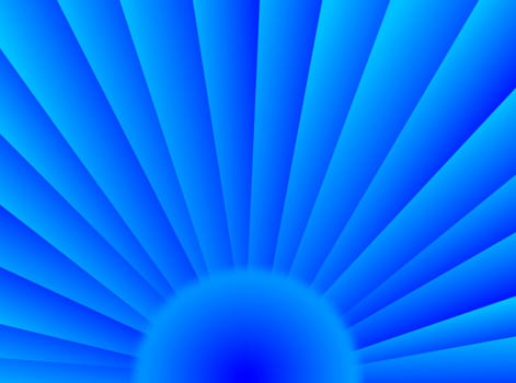 A blue background with these sun-rays