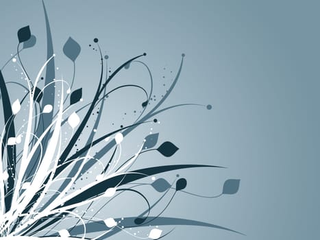 Abstract floral design