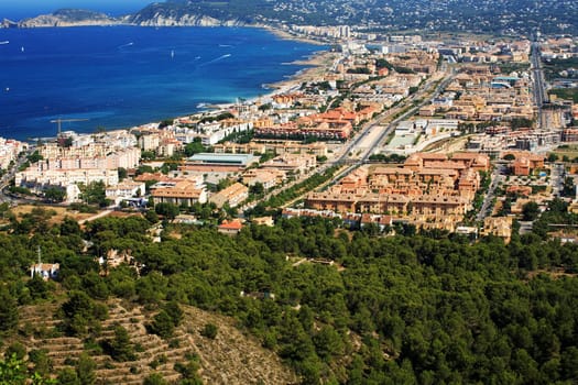 Urbanization of coastal city