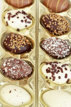 Delicious Easter chocolate eggs