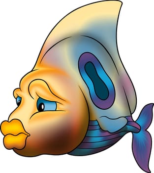 Fish 11 - High detailed illustration - Beautiful barrier fish