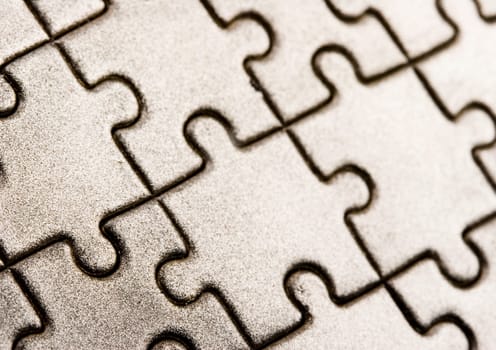 Puzzle texture on the perspective.