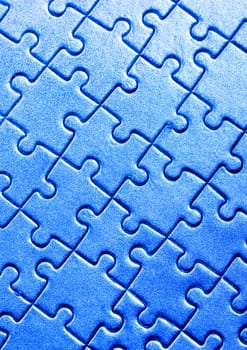 Puzzle texture on the perspective.