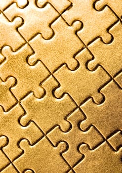 Puzzle texture on the perspective.