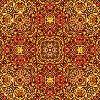 Detail of intricate floor covering