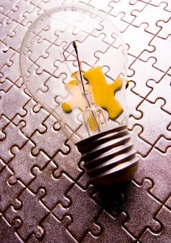 A light bulb is a source of light.