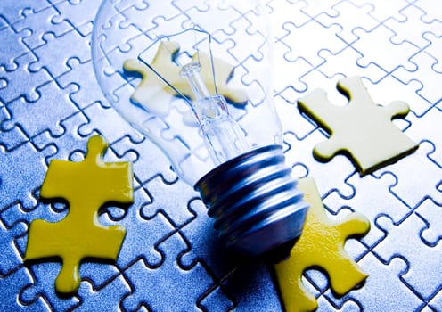 A light bulb is a source of light.