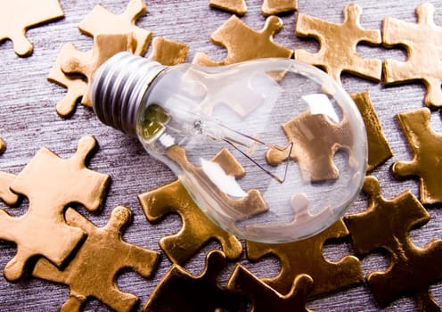 A light bulb is a source of light.
