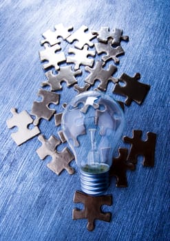 A light bulb is a source of light.