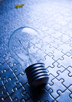 A light bulb is a source of light.