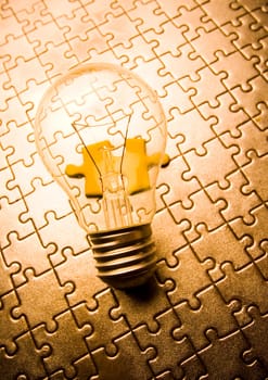 A light bulb is a source of light.