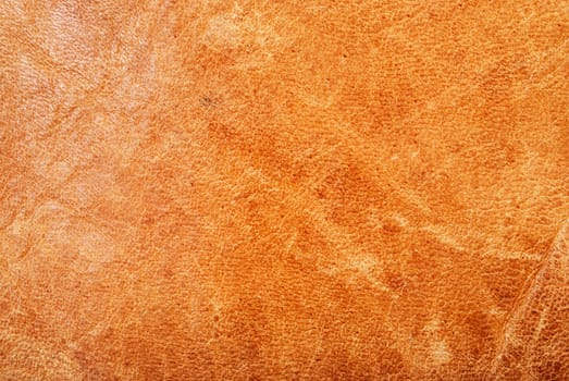 Natural brown animal leather texture background.