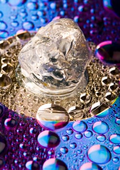 Ice can refer any of the 14 known solid phases of water. However, in non-scientific contexts, it usually describes ice Ih, which is the most abundant of these phases in Earth's biosphere. This type of ice is a soft, fragile, crystalline solid, which can a
