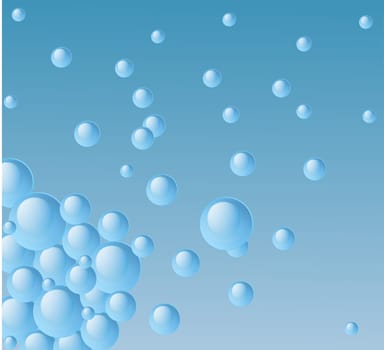 Abstract   blue  background - vector