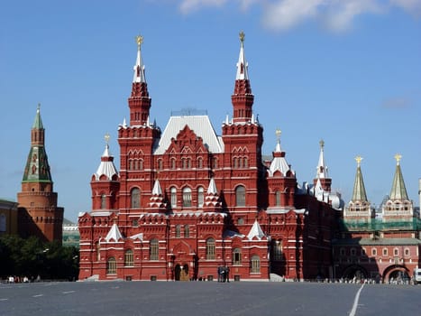 History Museum at Red Suare in Moscow