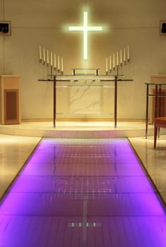 Modern wedding chapel