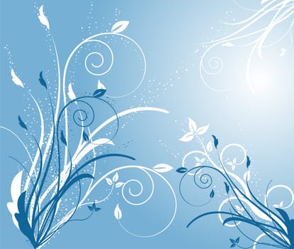 Floral  background - vector