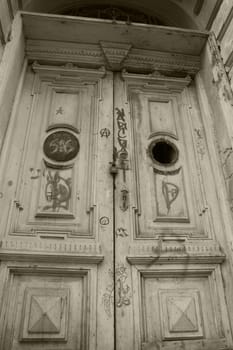The Philarmonic in Iasi city, Romania, left to fall apart.