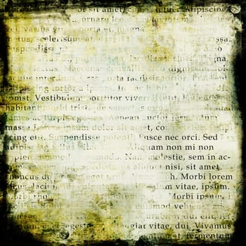 old world vintage background, with random latin text