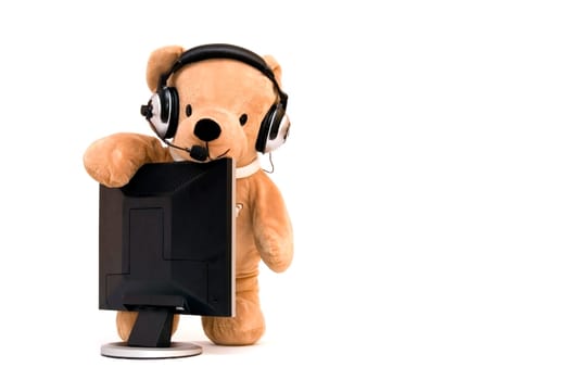 Teddy Bears are surfing on the Internet