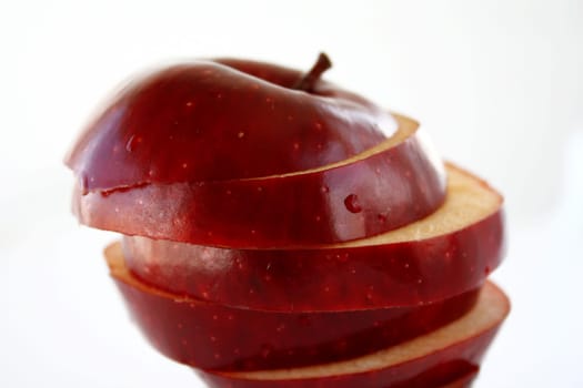 Isolated apple fruit