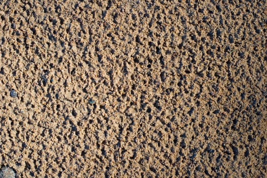 Wet sand after rain