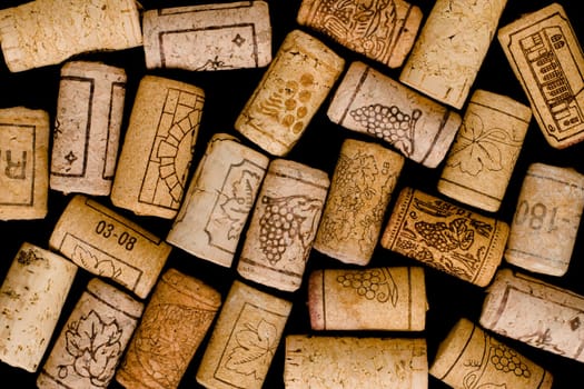 Wine corks background